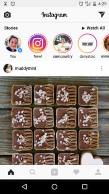me navigate to 1 home the current page 2 search 3 posting a photo 4 looking at posts i or the people i follow have liked 5 my profile - how to make fudge followers on instagram